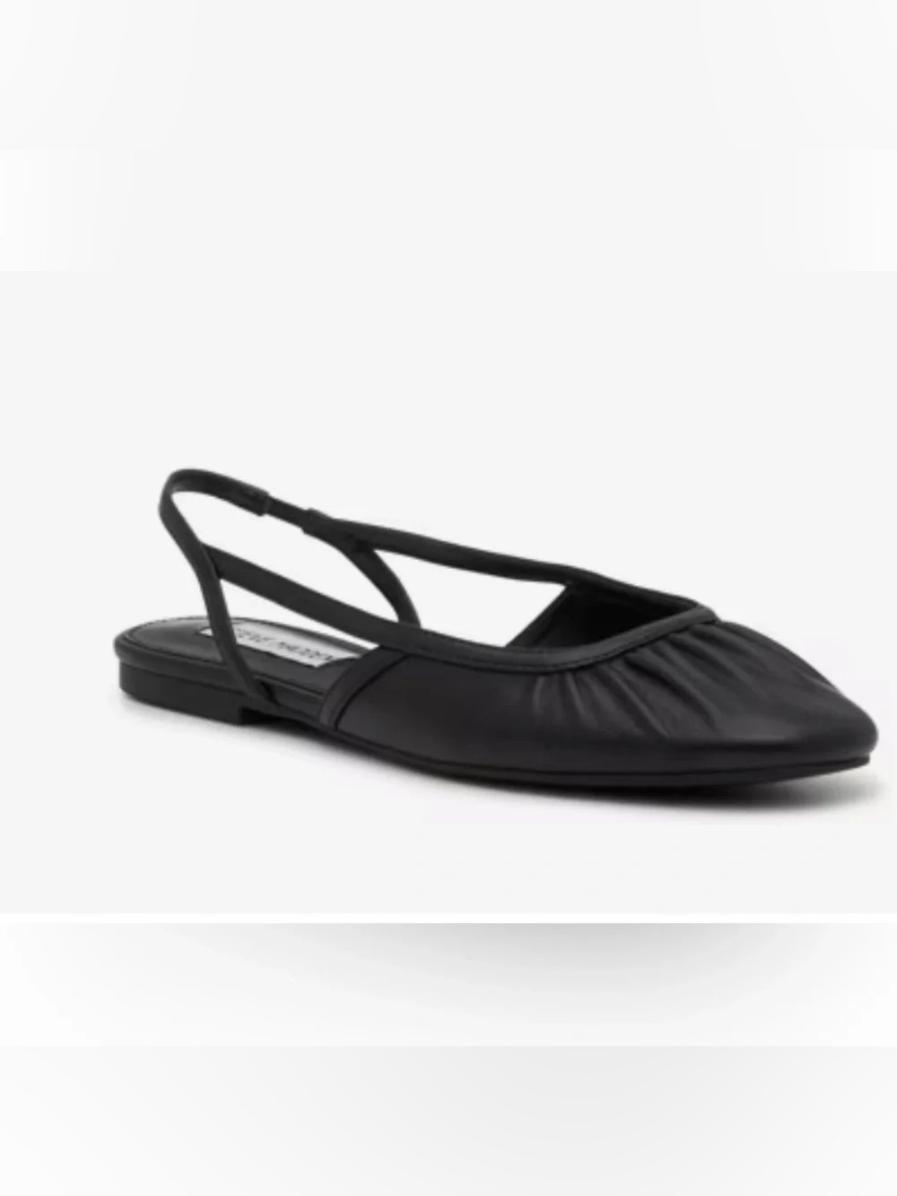 Steve Madden Black Alethia sling back ballet flats size 8M